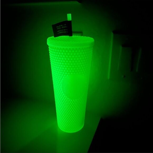 Starbucks New ‘Lemongrass’ Glow-in-the-Dark 2022 Fall Studded Bling Venti - Picture 9 of 9